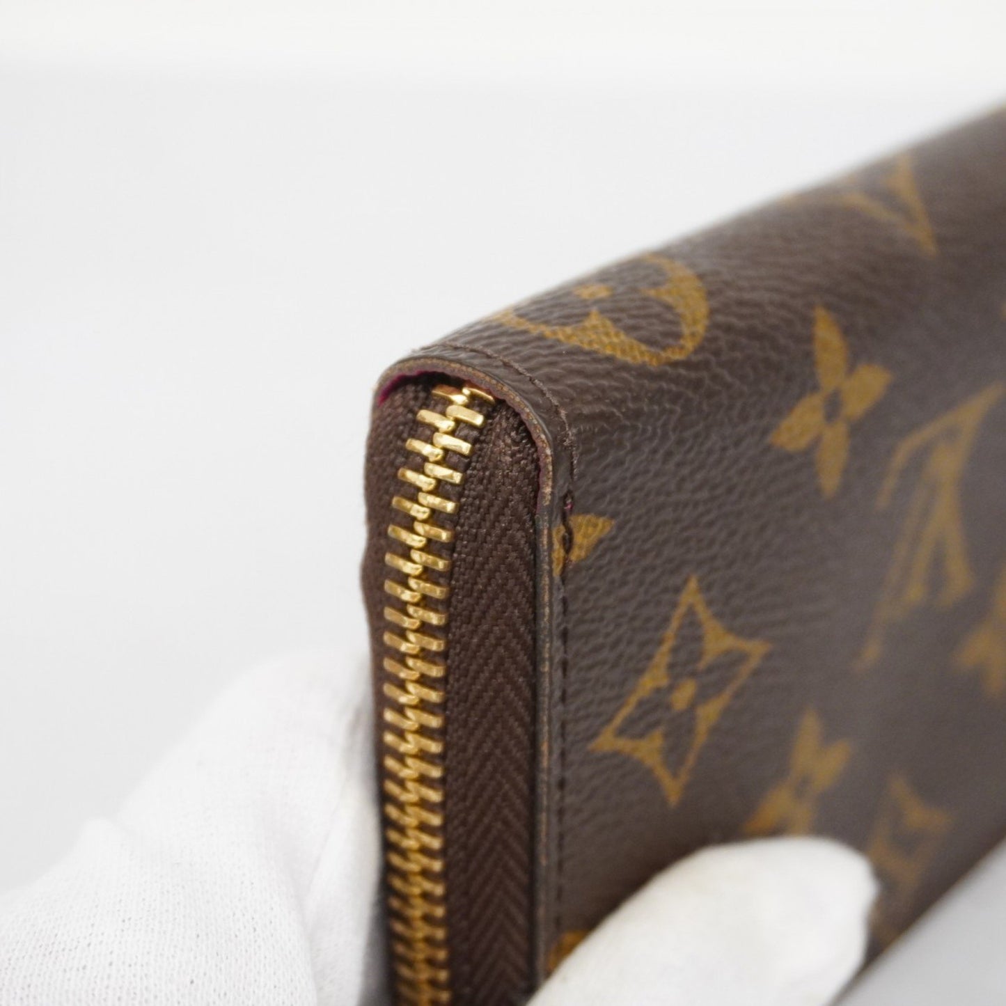 Louis Vuitton Portefeuille Clémence Brown Canvas Wallet Accessories