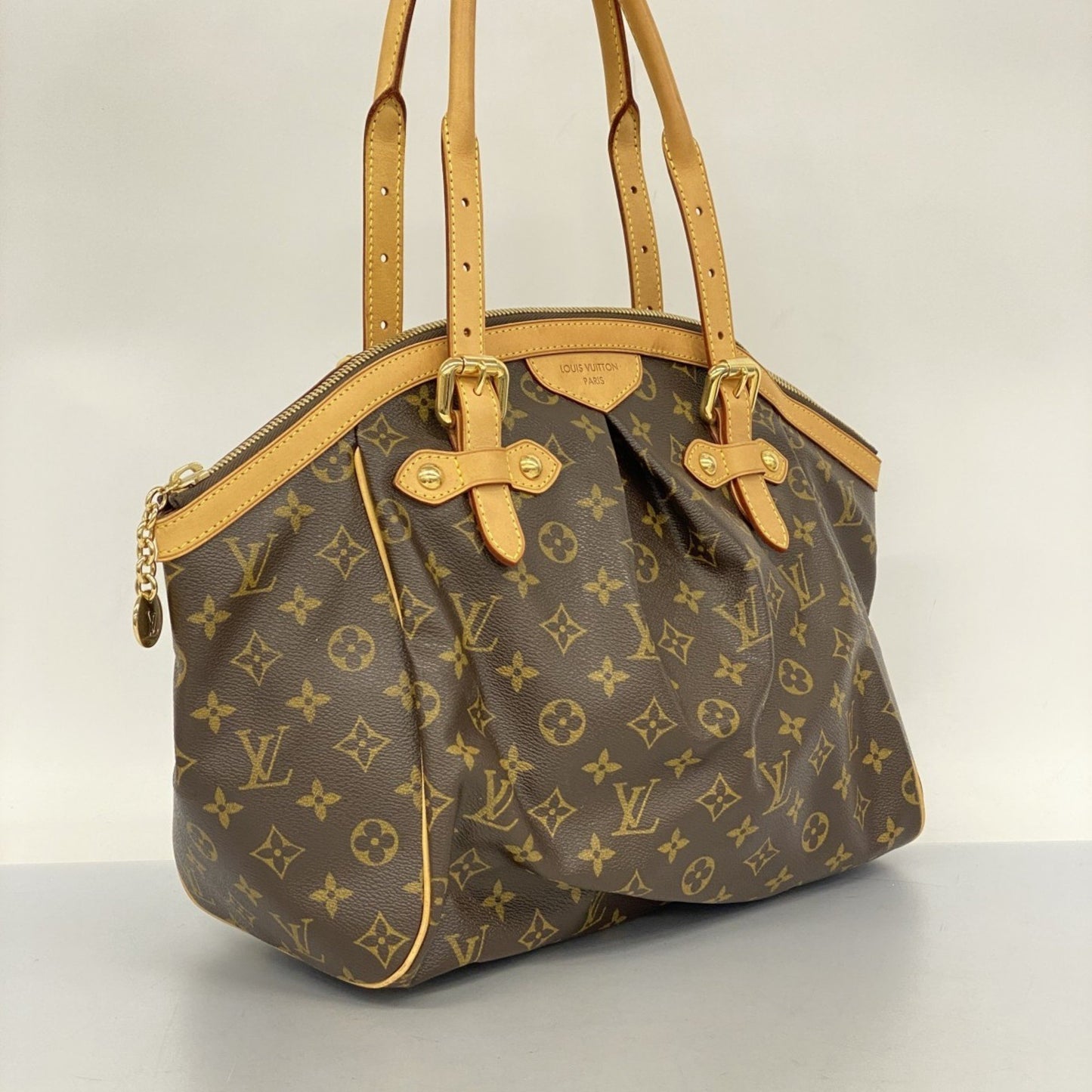 Louis Vuitton Tivoli Brown Canvas Hand Bag