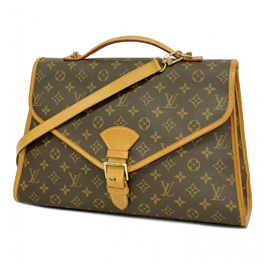 Louis Vuitton Beverly Brown Canvas Briefcase Bag