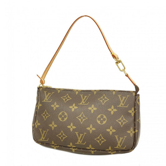 Louis Vuitton Pochette Accessoire Brown Canvas Clutch Bag