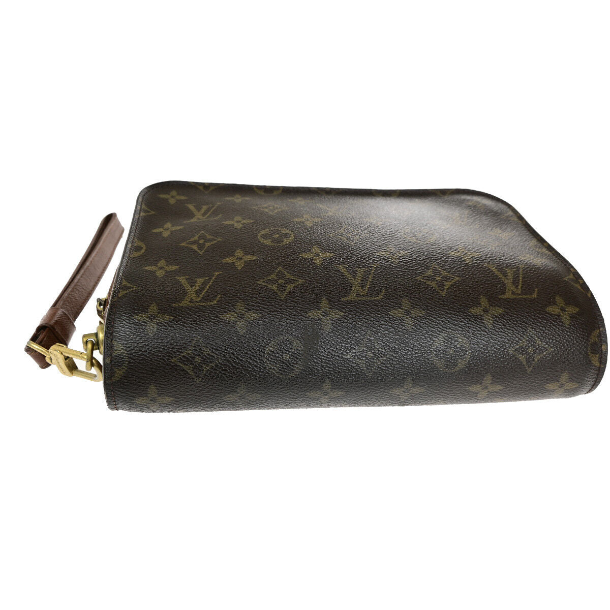 Louis Vuitton Orsay Brown Canvas Clutch Bag