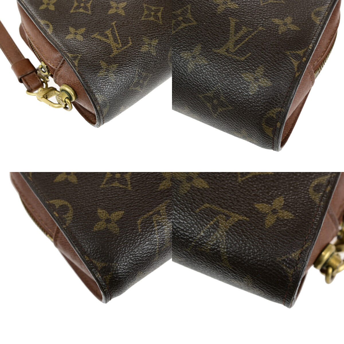 Louis Vuitton Orsay Brown Canvas Clutch Bag