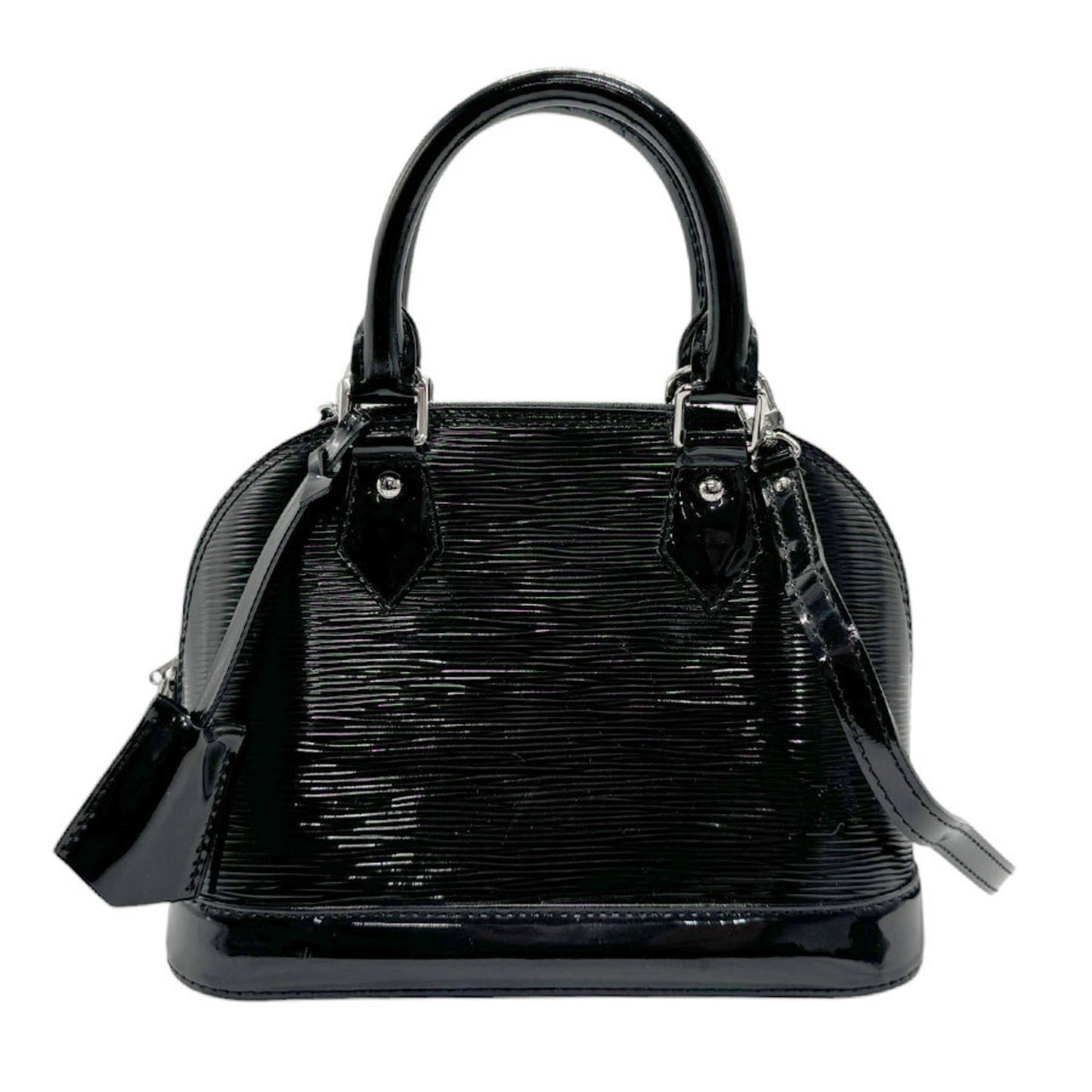 Louis Vuitton Alma Black Leather Hand Bag