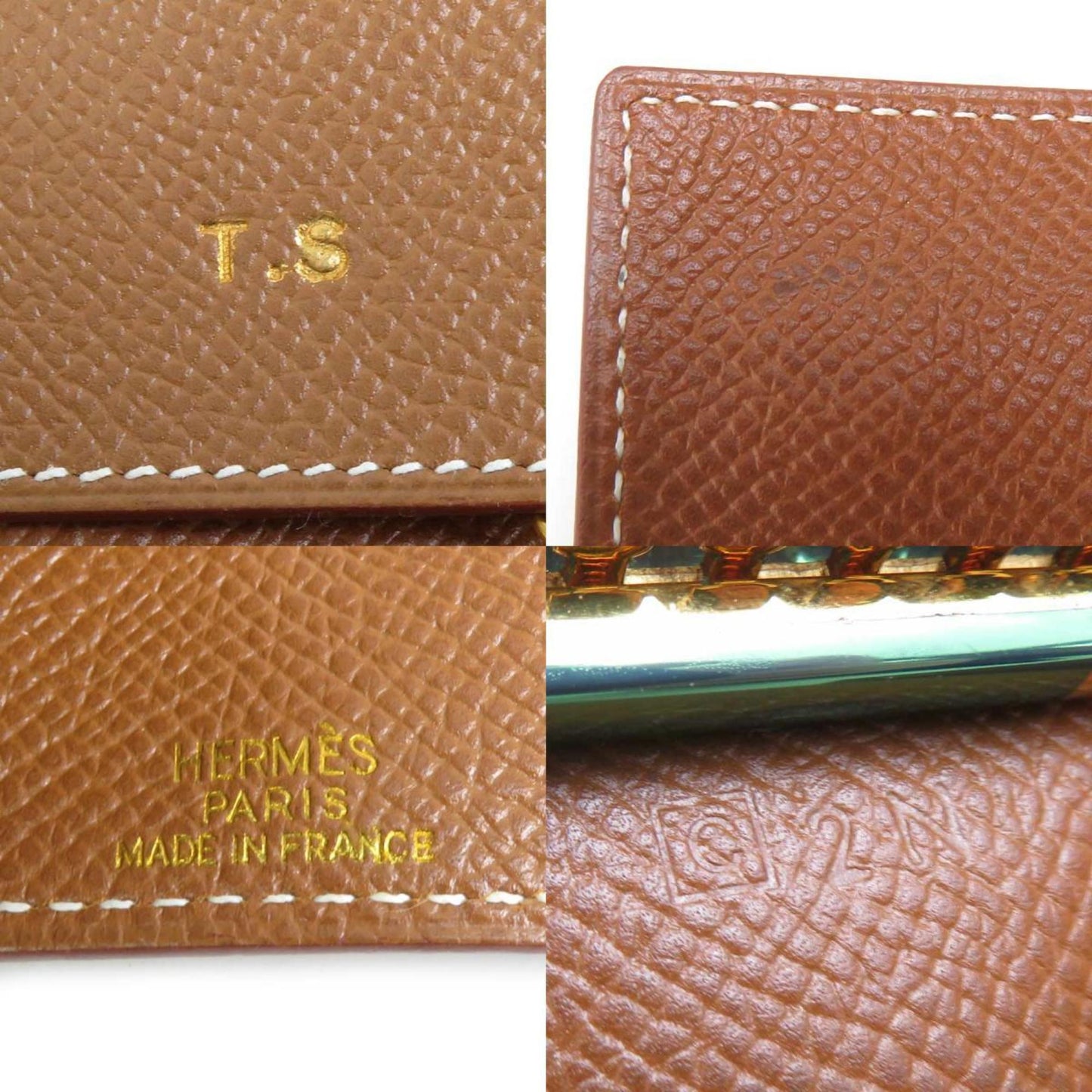 Hermès Brown Leather Wallet Accessories