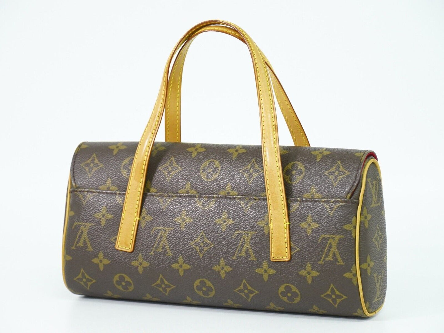 Louis Vuitton Sonatine Brown Canvas Hand Bag