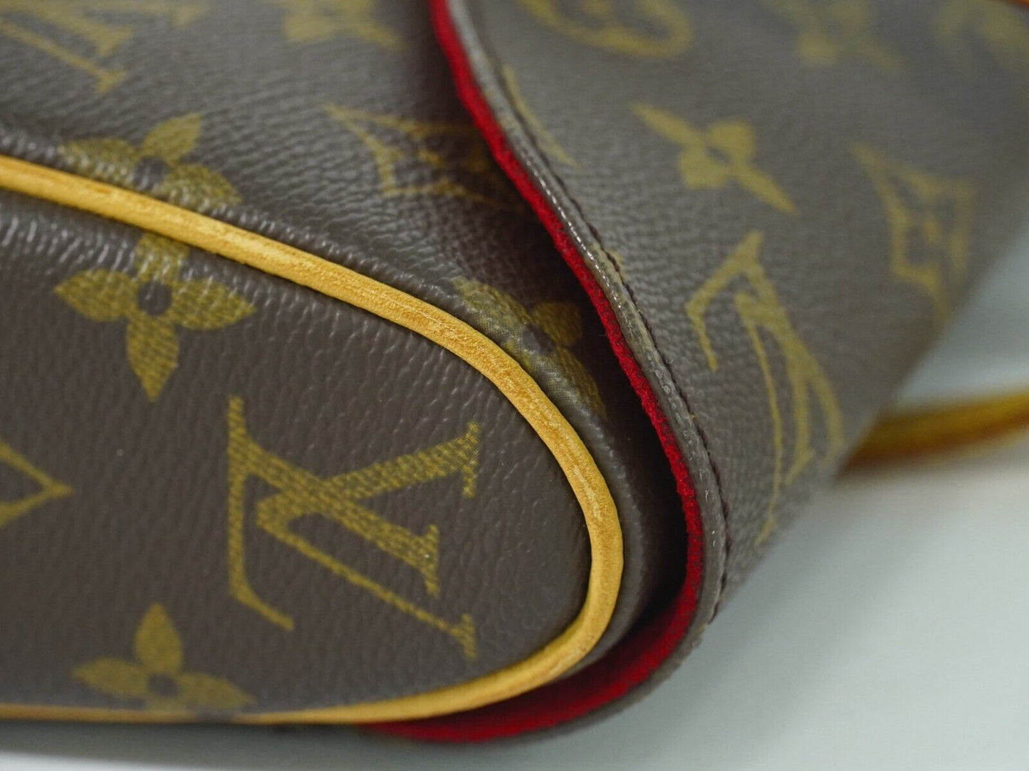 Louis Vuitton Sonatine Brown Canvas Hand Bag