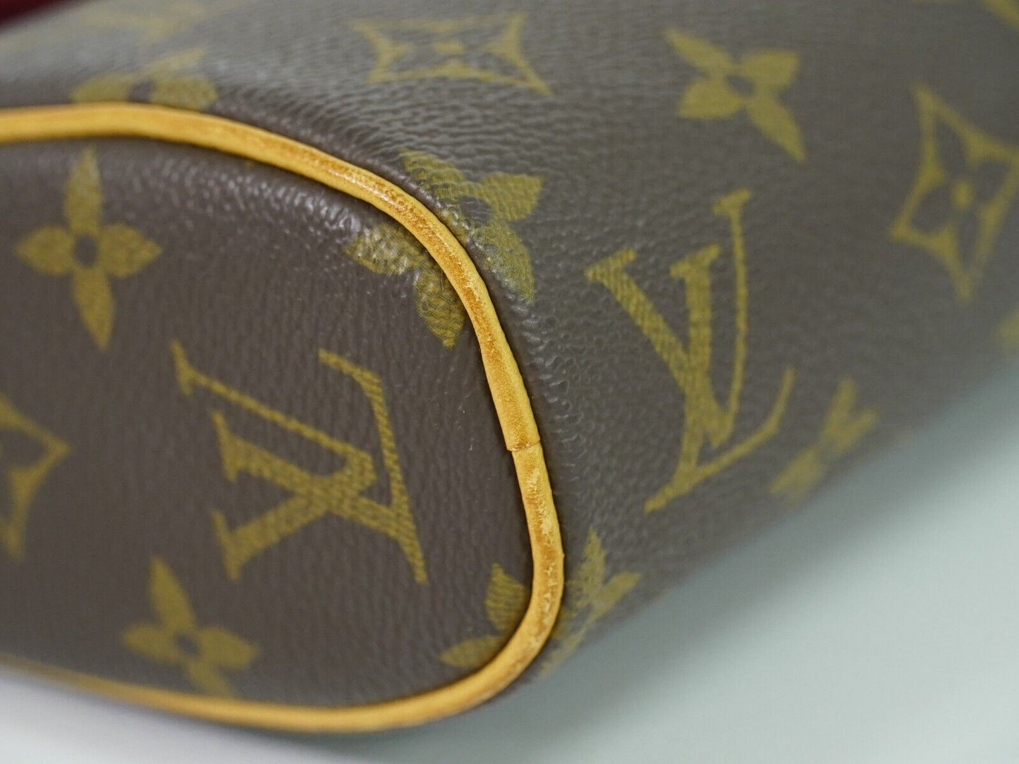 Louis Vuitton Sonatine Brown Canvas Hand Bag