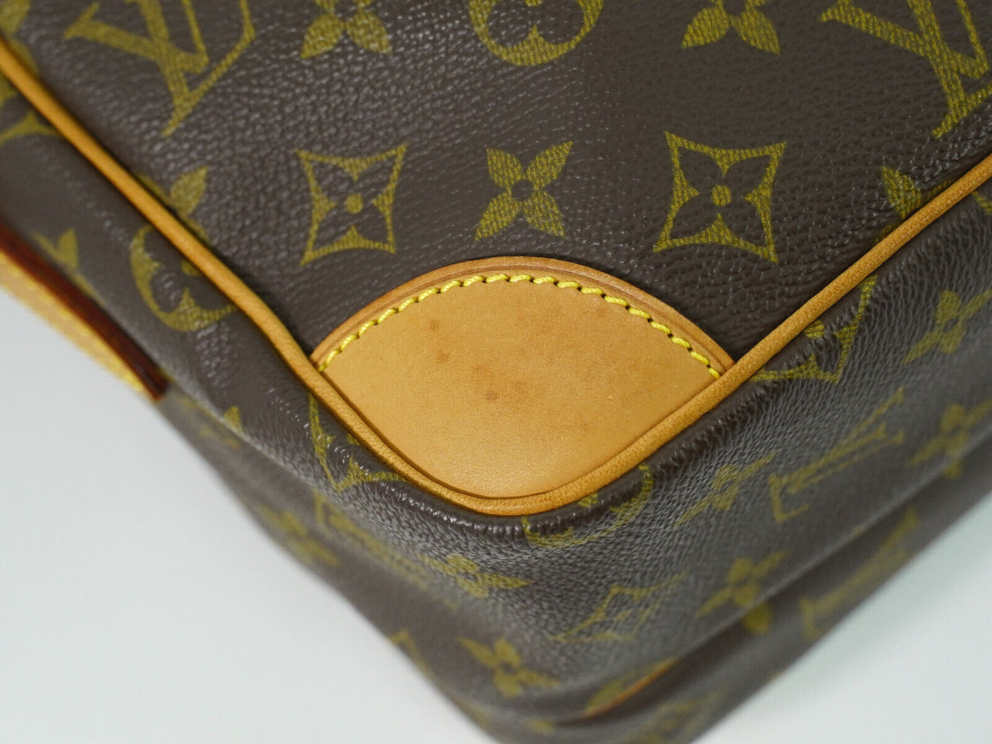 Louis Vuitton Nile Brown Canvas Shoulder Bag