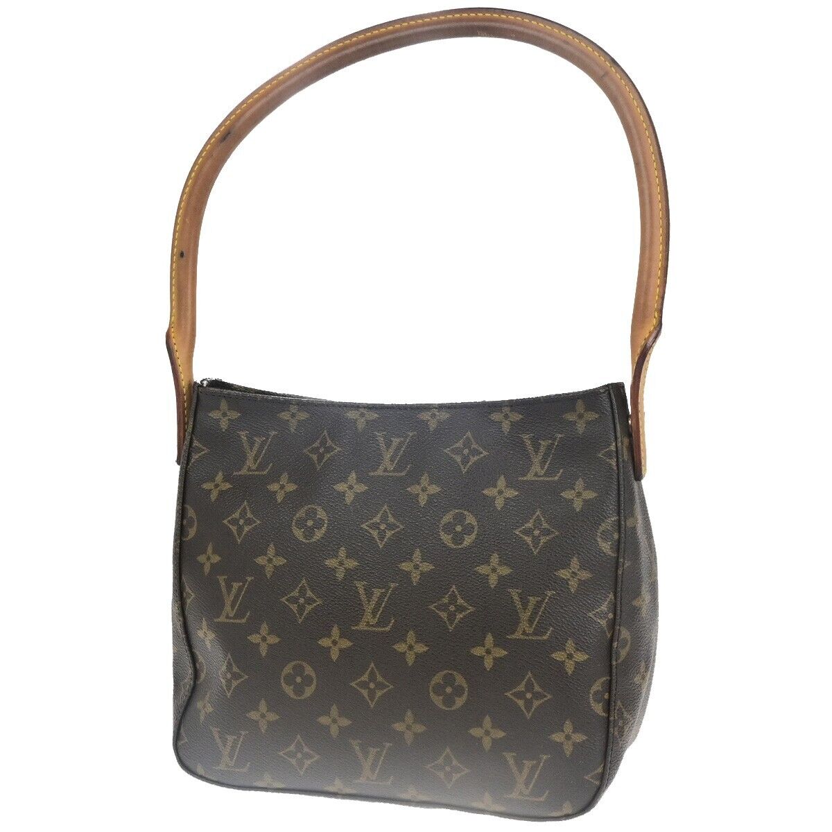 Louis Vuitton Looping MM Brown Canvas Hand Bag