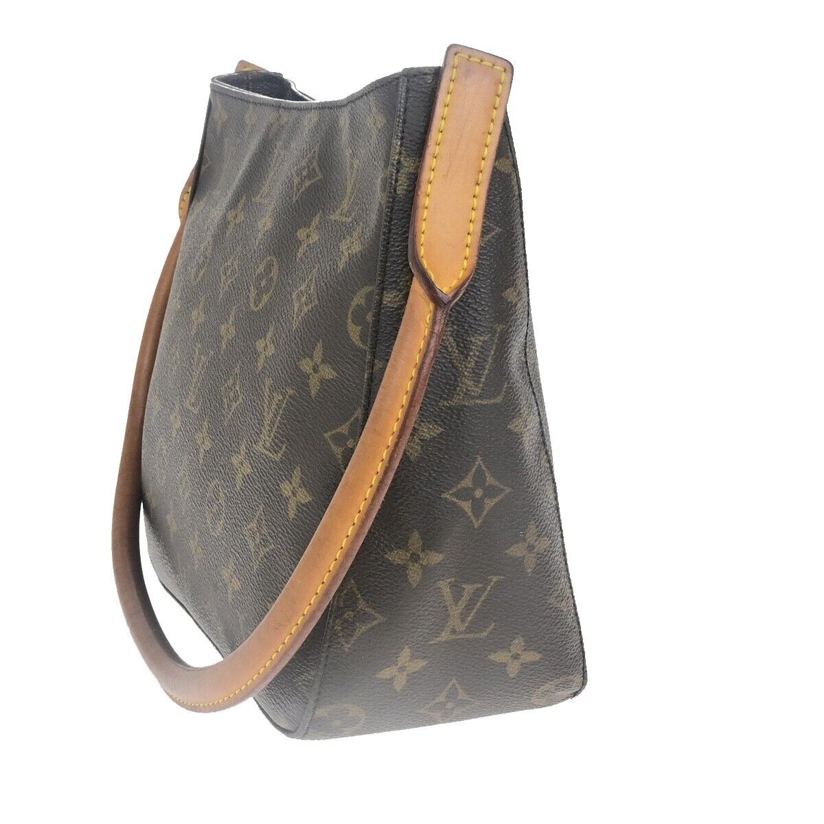 Louis Vuitton Looping MM Brown Canvas Hand Bag