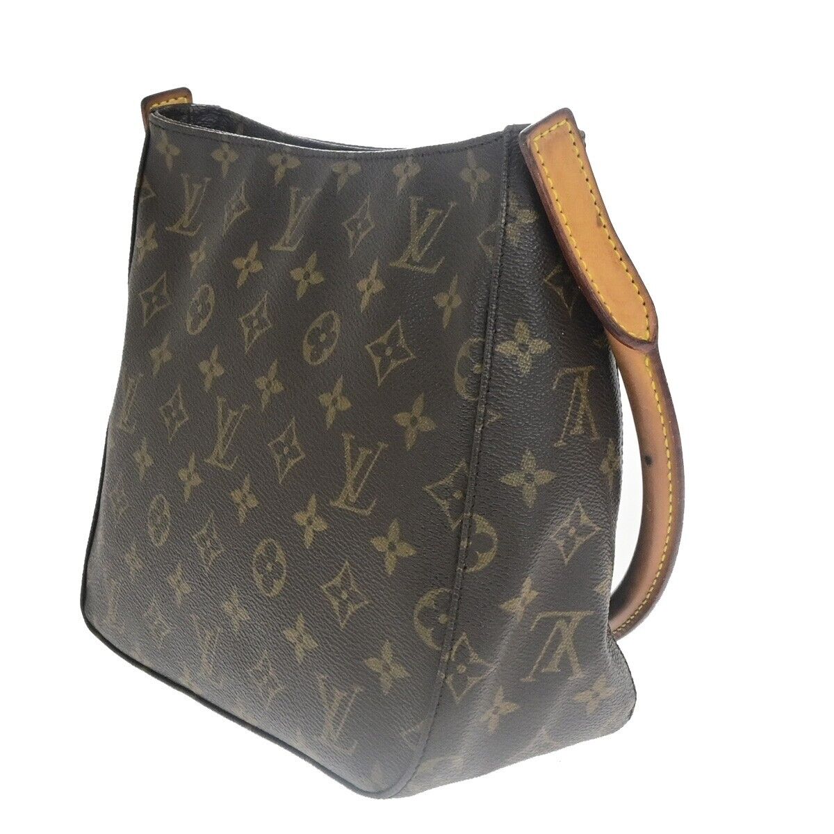 Louis Vuitton Looping MM Brown Canvas Hand Bag