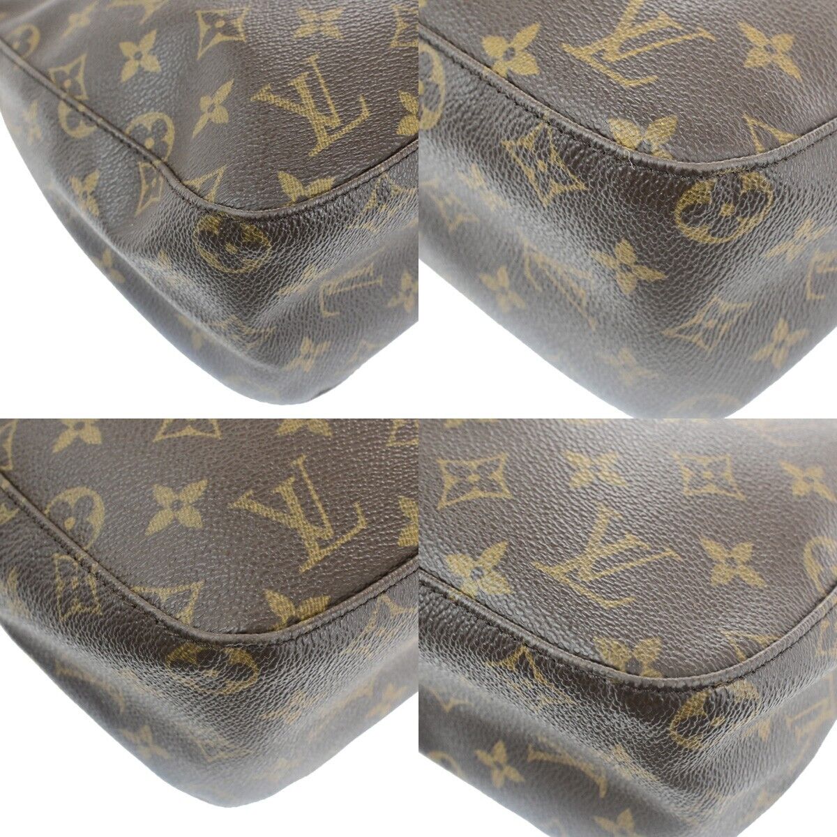 Louis Vuitton Looping MM Brown Canvas Hand Bag