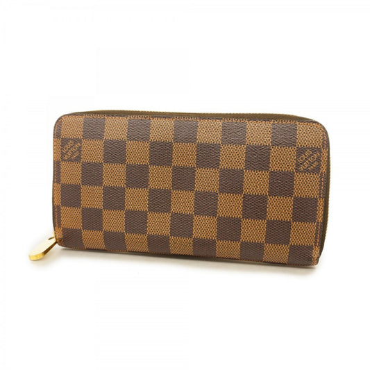 Louis Vuitton Portefeuille zippy Brown Canvas Wallet Accessories