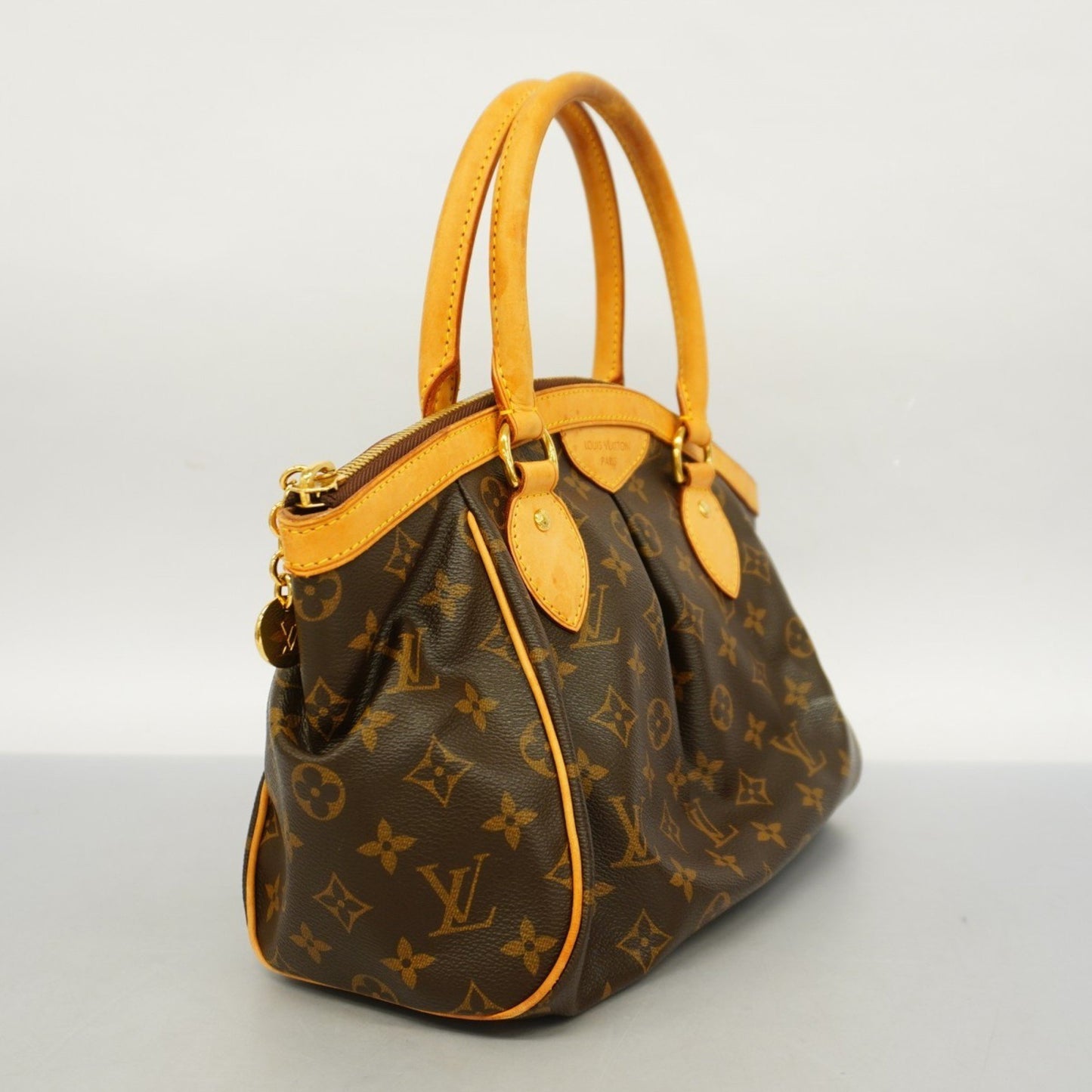 Louis Vuitton Tivoli Brown Canvas Hand Bag