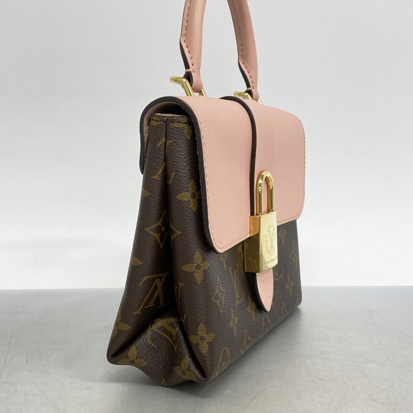 Louis Vuitton Locky BB Brown Canvas Hand Bag