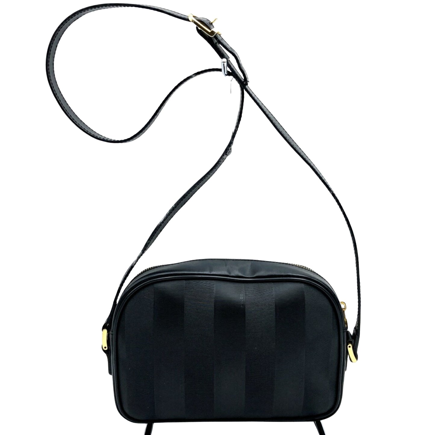 Fendi Pecan Black Leather Shoulder Bag