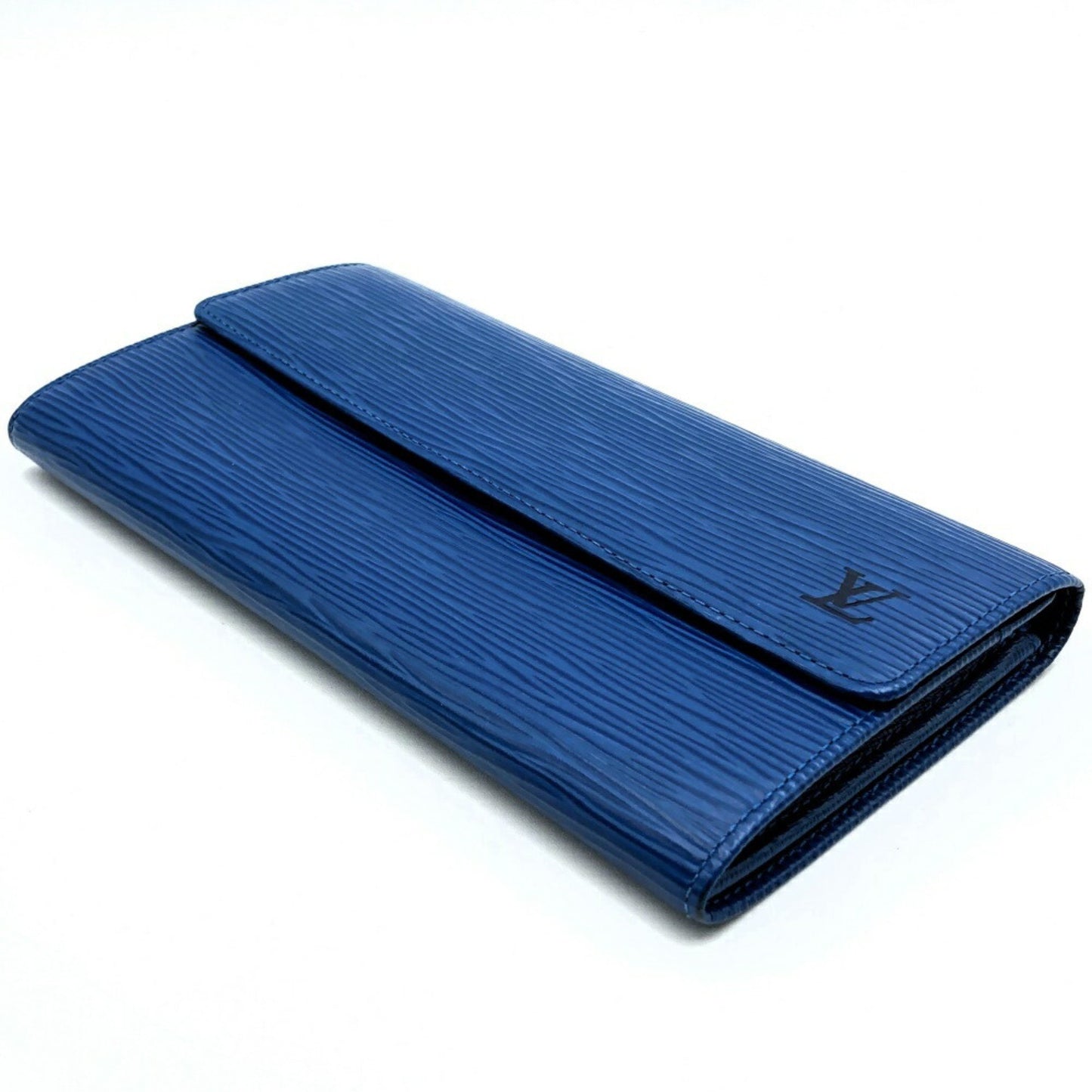 Louis Vuitton Blue Leather Wallet Accessories