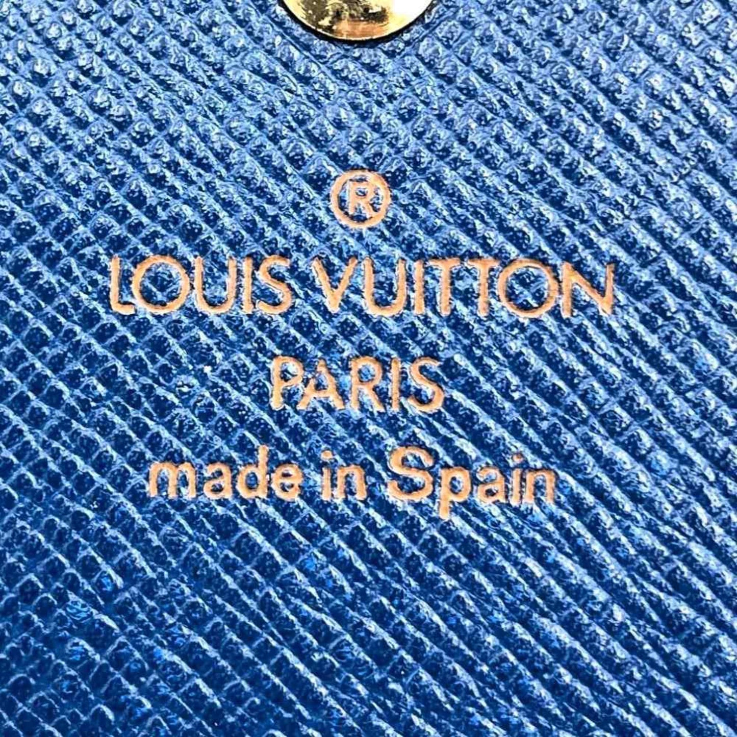 Louis Vuitton Blue Leather Wallet Accessories