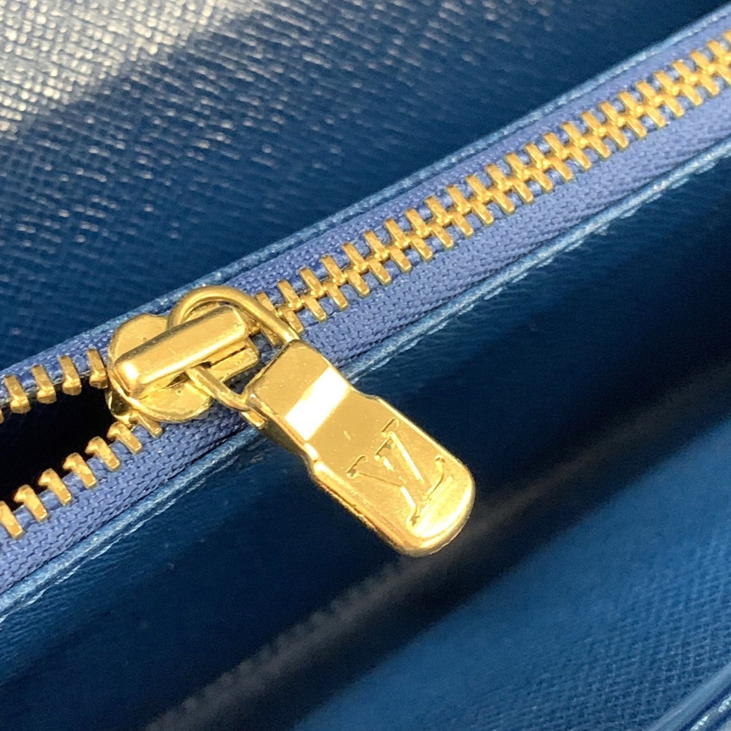 Louis Vuitton Blue Leather Wallet Accessories