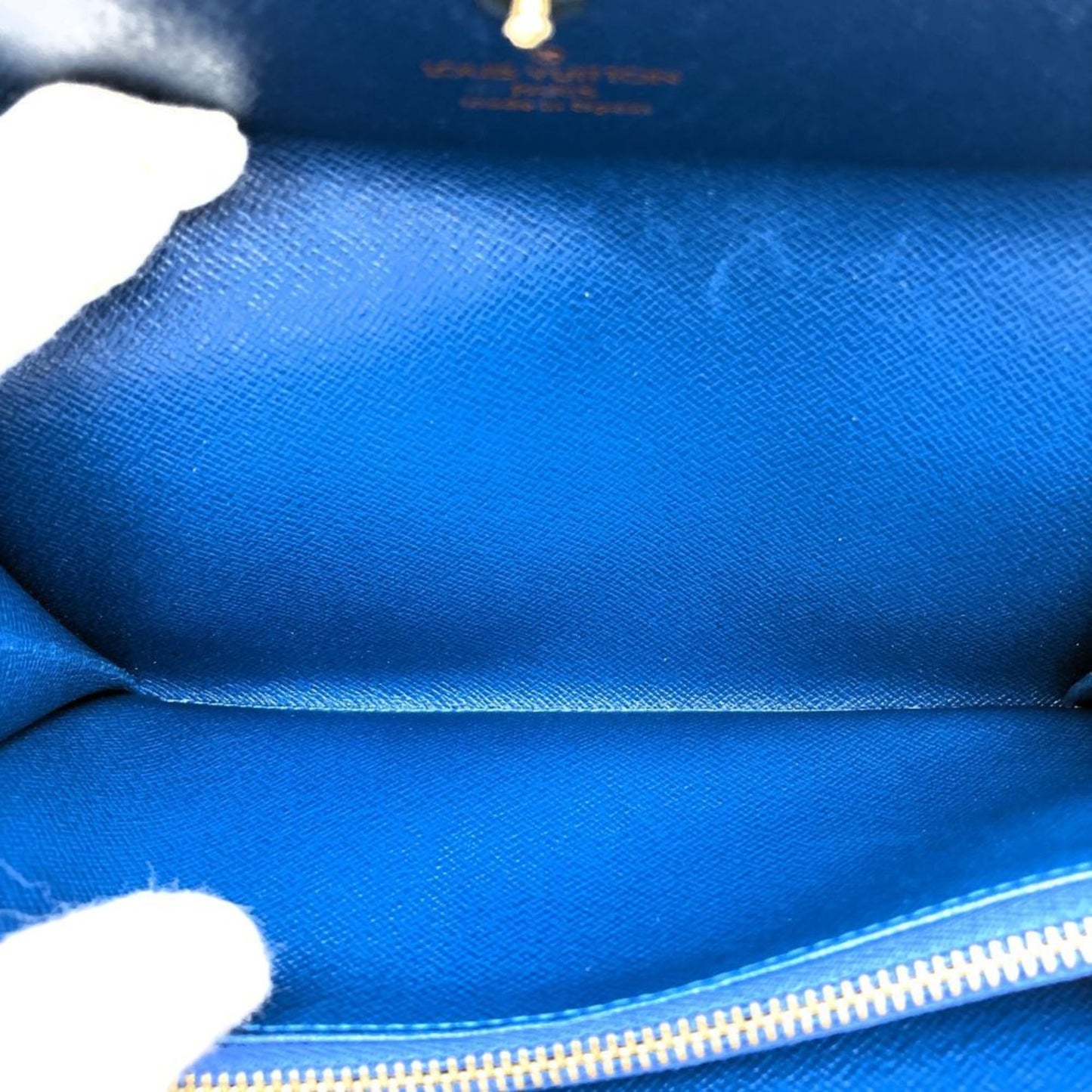 Louis Vuitton Blue Leather Wallet Accessories