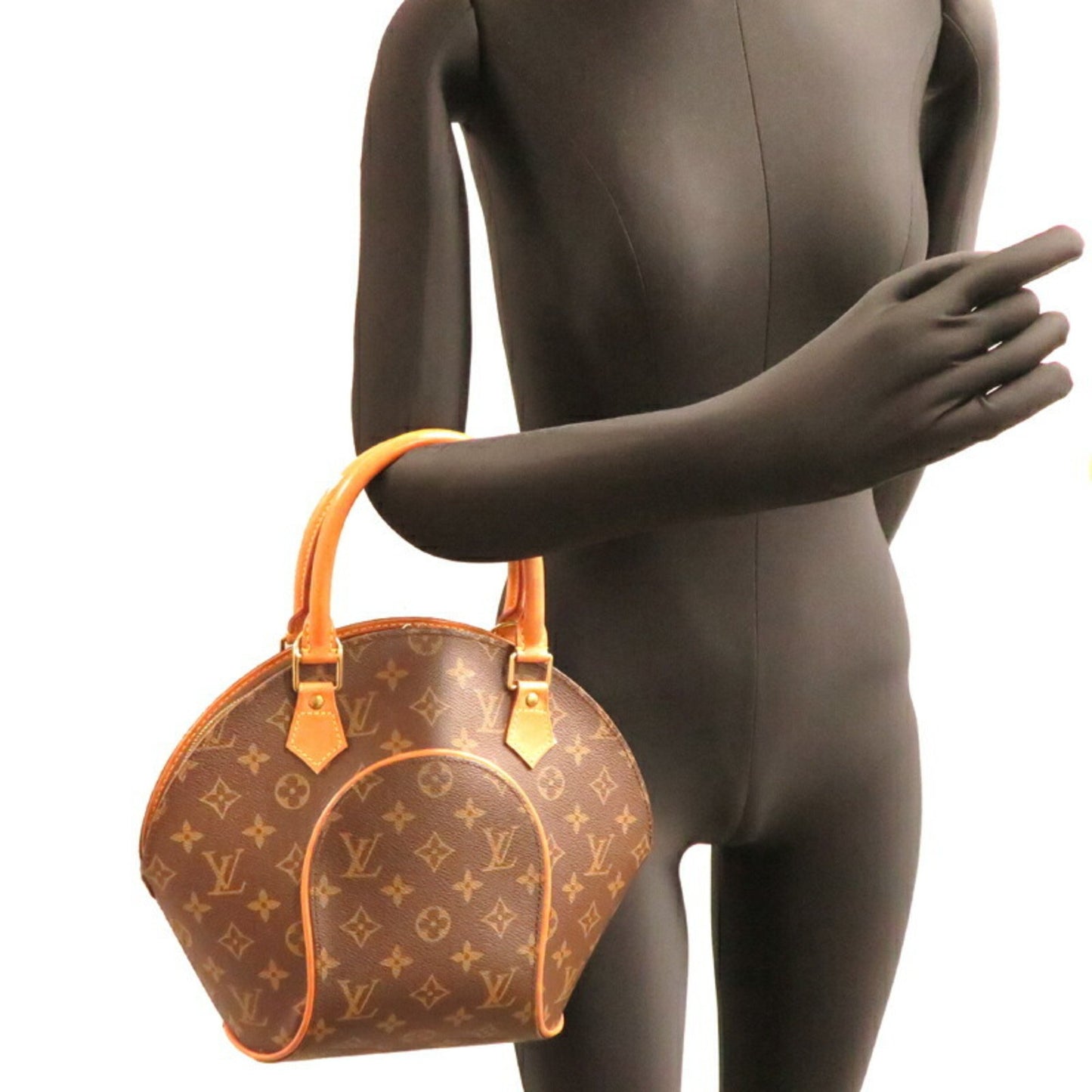 Louis Vuitton Ellipse PM Brown Canvas Hand Bag