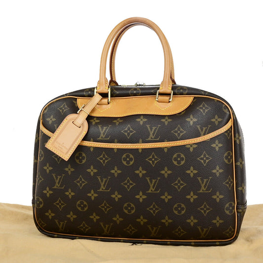 Louis Vuitton Deauville Brown Canvas Hand Bag