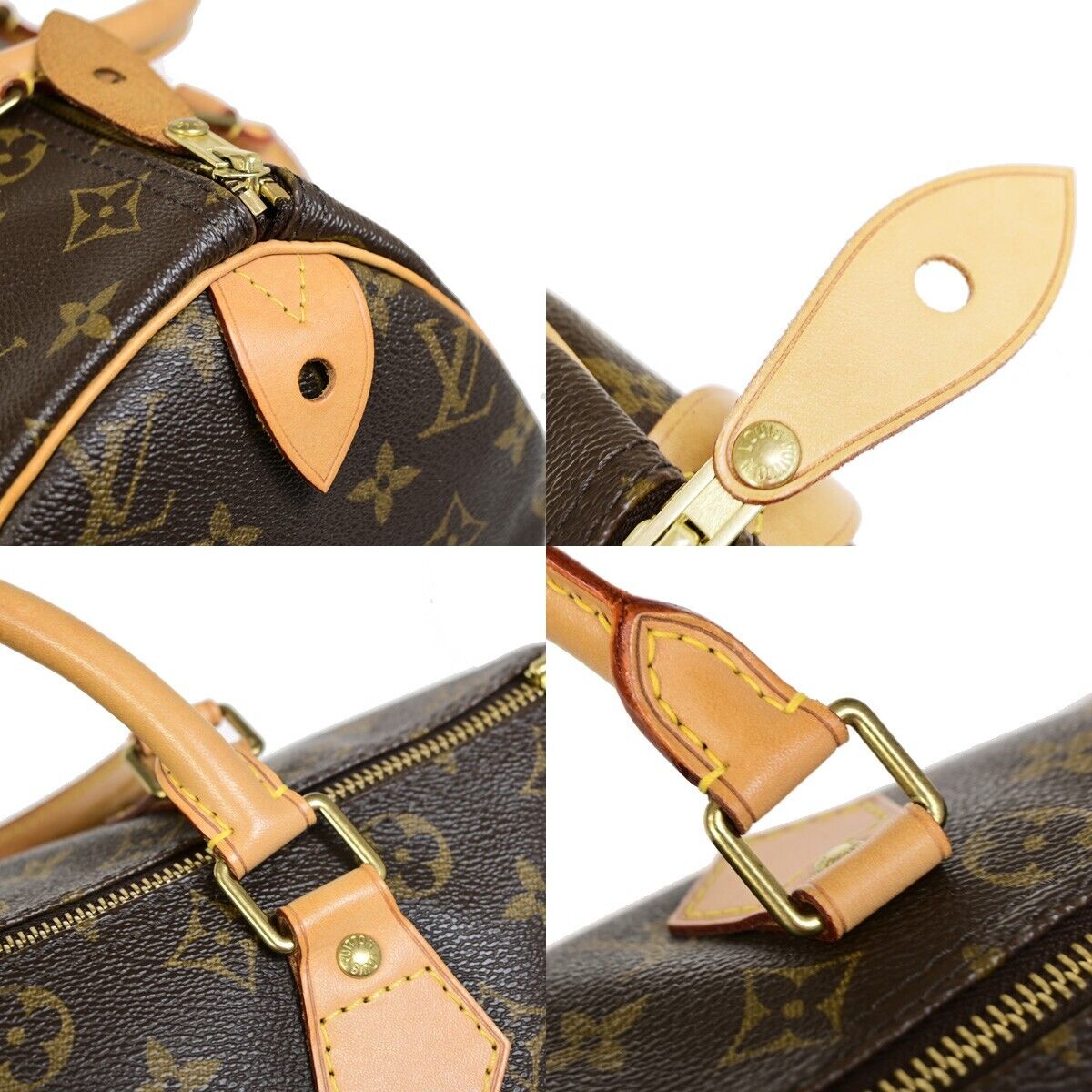 Louis Vuitton Speedy 30 Brown Canvas Hand Bag