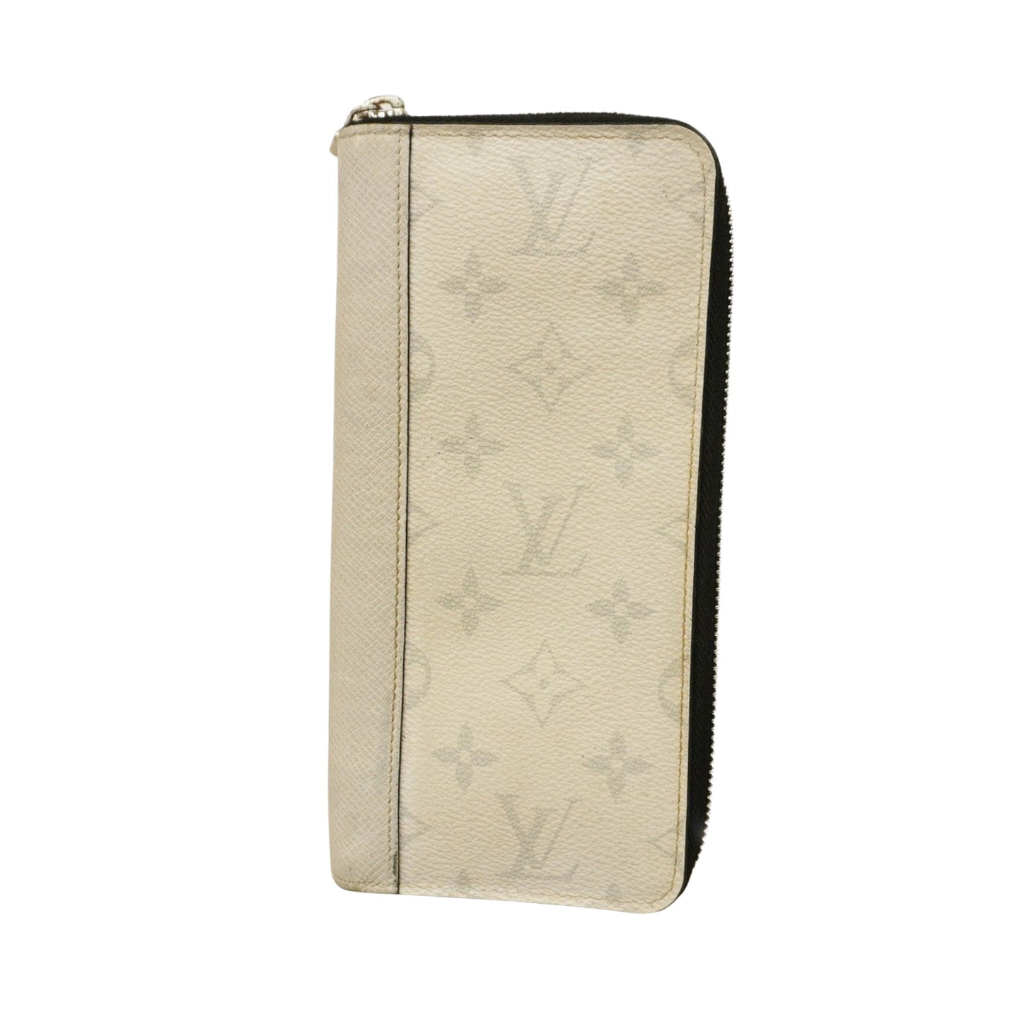 Louis Vuitton Zippy Wallet Vertical White Canvas Wallet Accessories