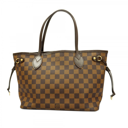 Louis Vuitton Neverfull PM Brown Canvas Tote Bag