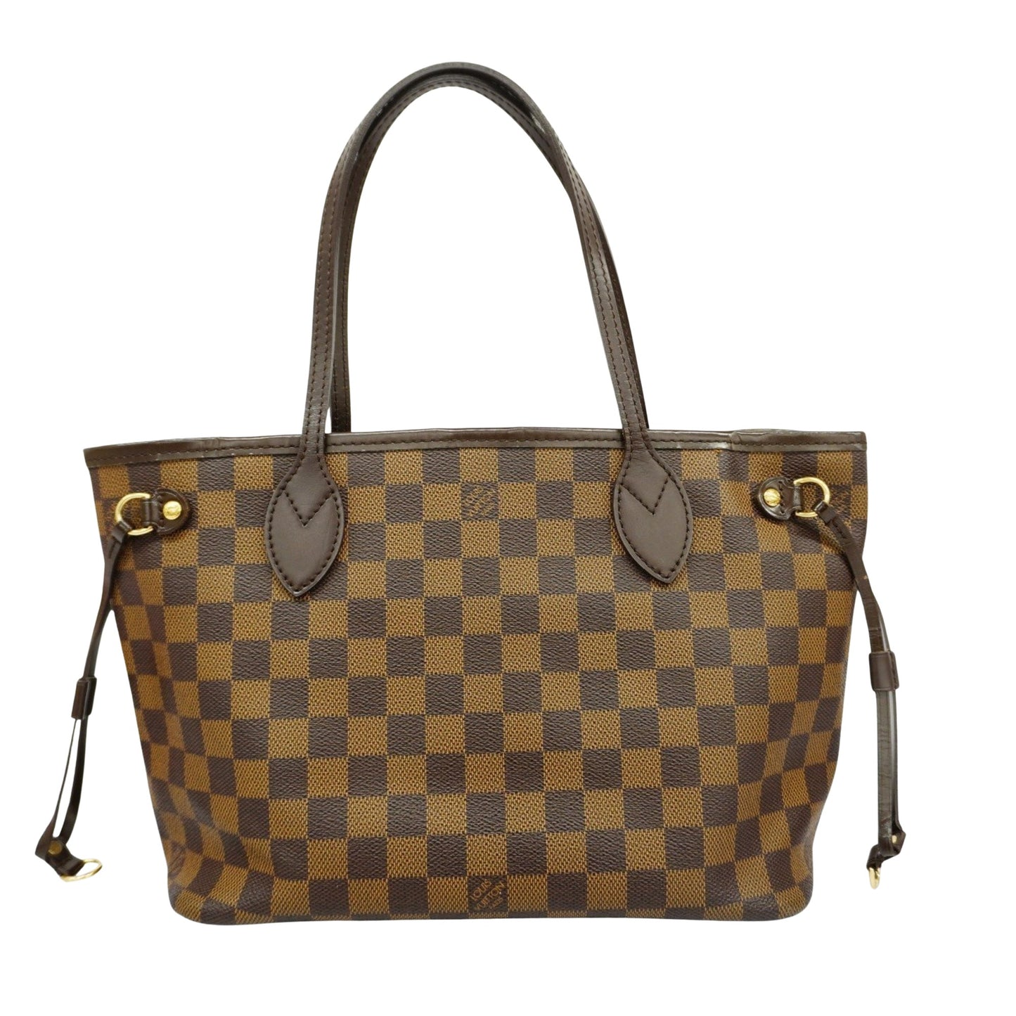 Louis Vuitton Neverfull PM Brown Canvas Tote Bag