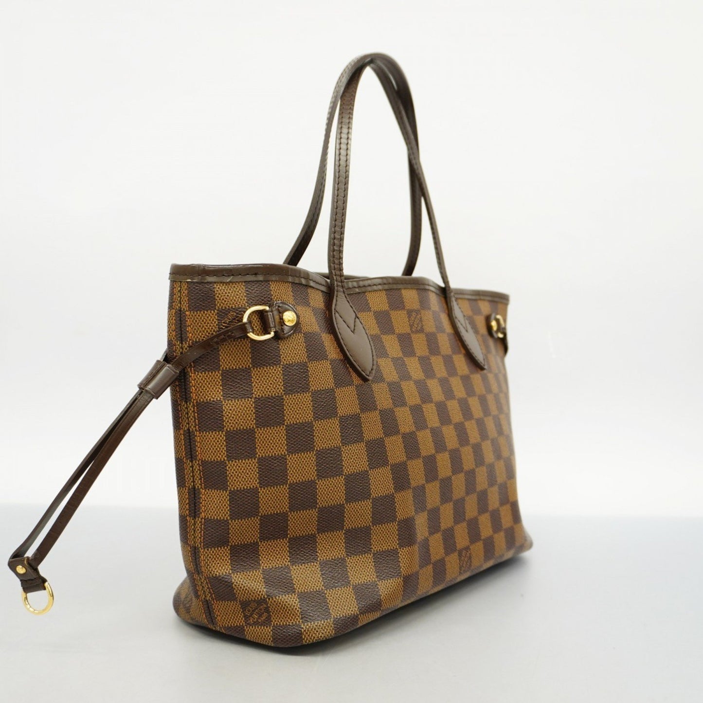 Louis Vuitton Neverfull PM Brown Canvas Tote Bag