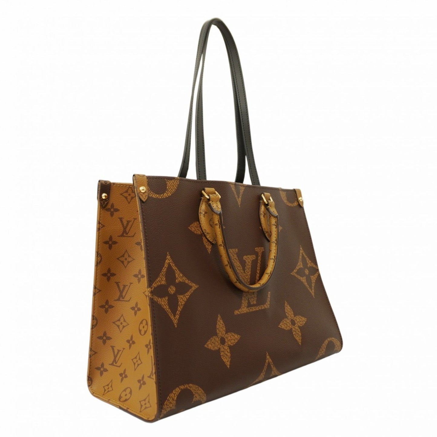 Louis Vuitton On The Go Brown Canvas Tote Bag