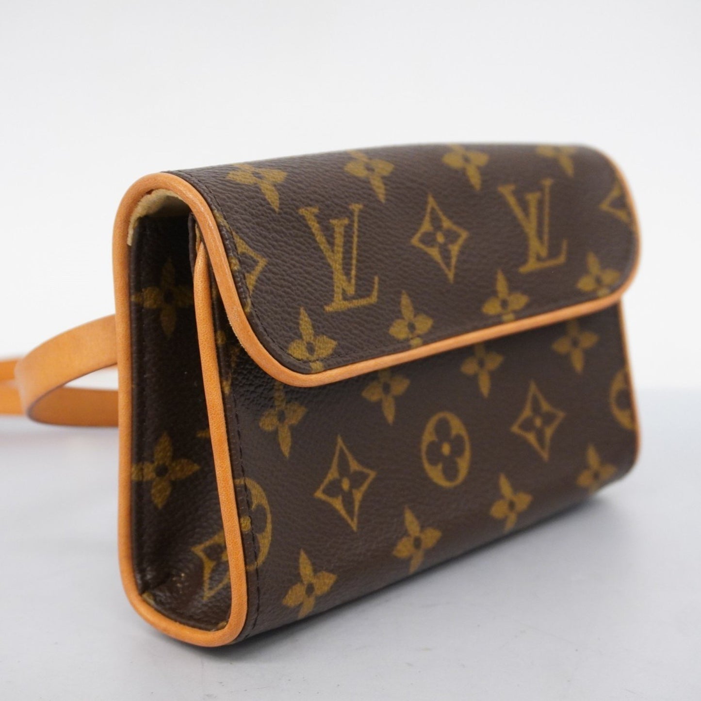 Louis Vuitton Florentine Brown Canvas Clutch Bag