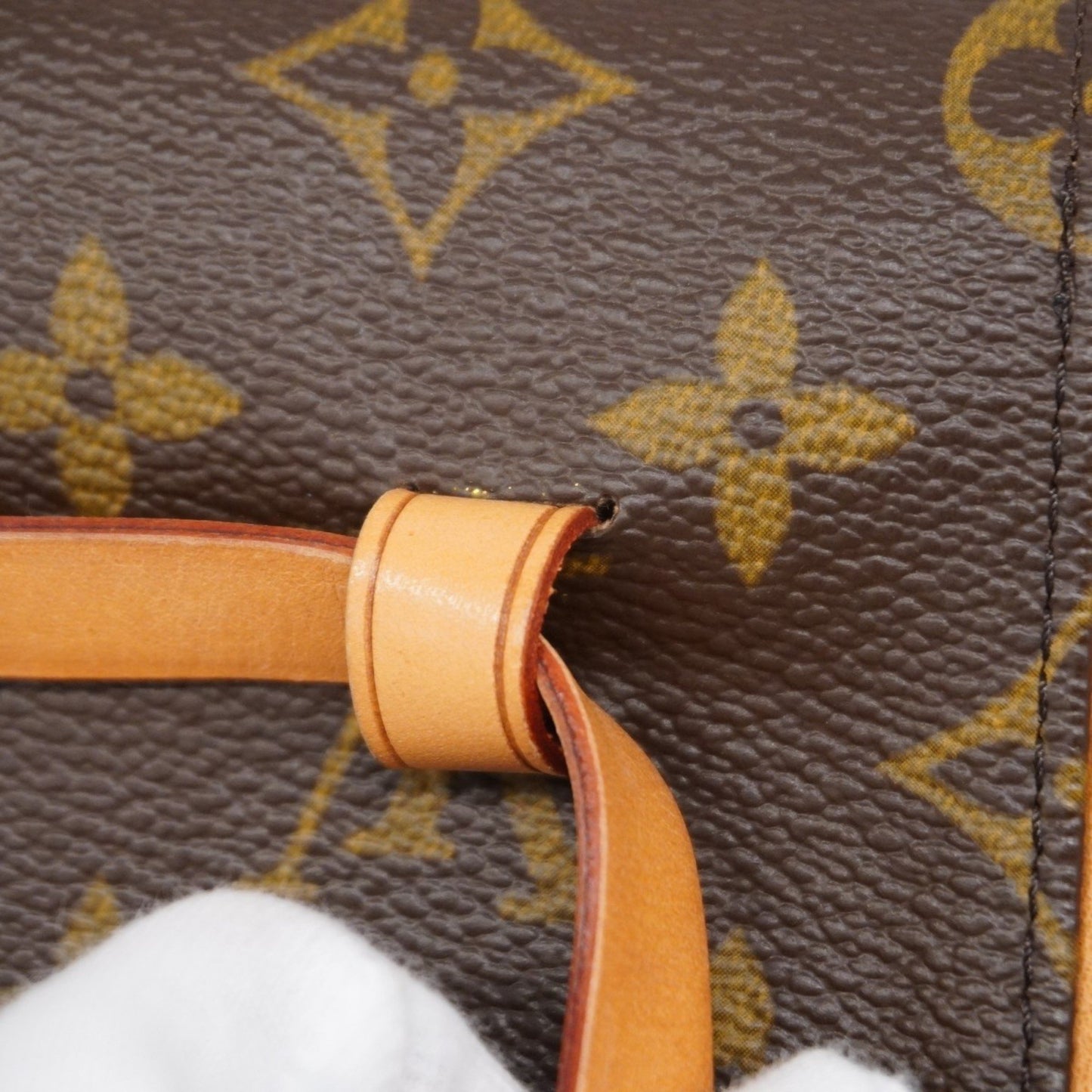 Louis Vuitton Florentine Brown Canvas Clutch Bag