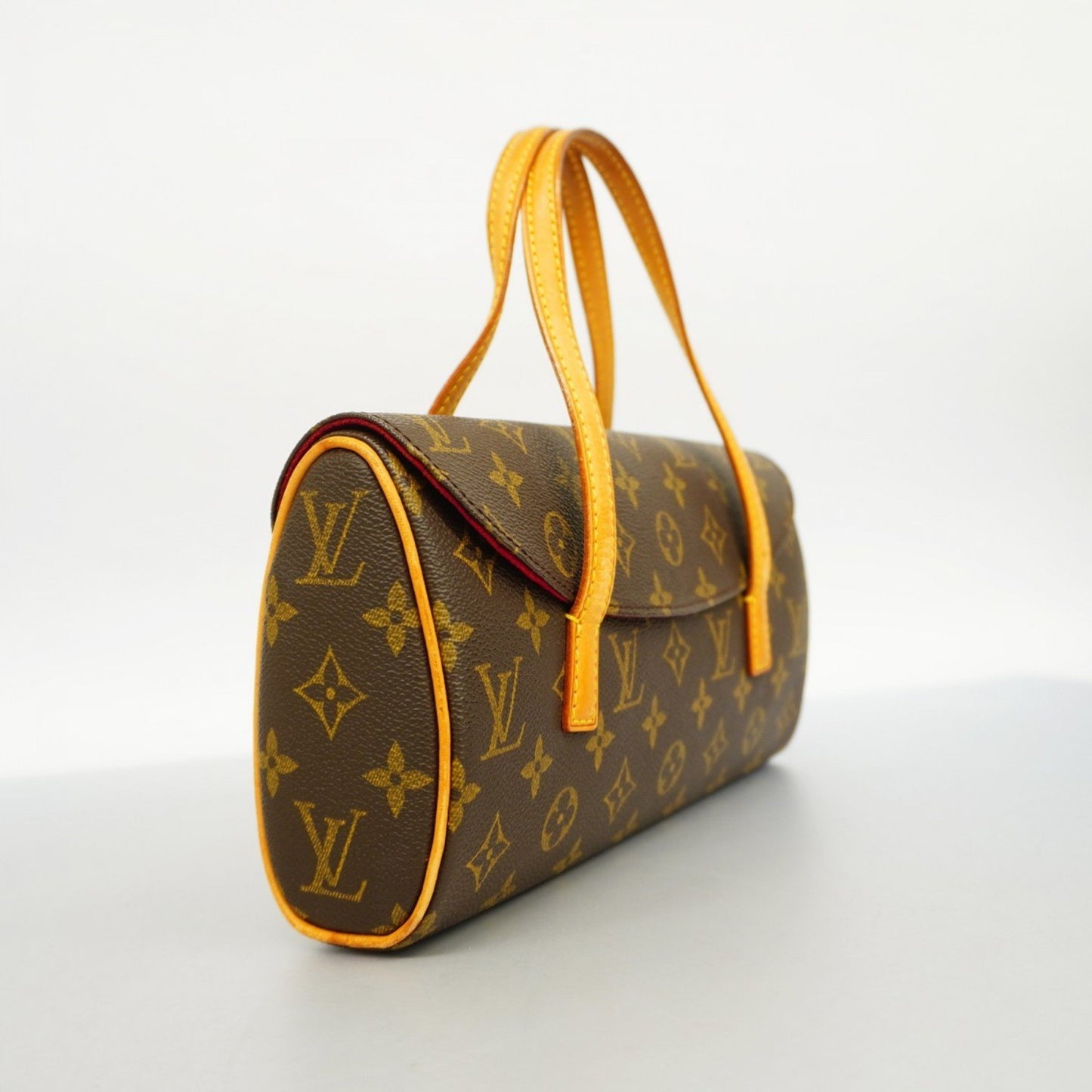 Louis Vuitton Sonatine Brown Canvas Hand Bag