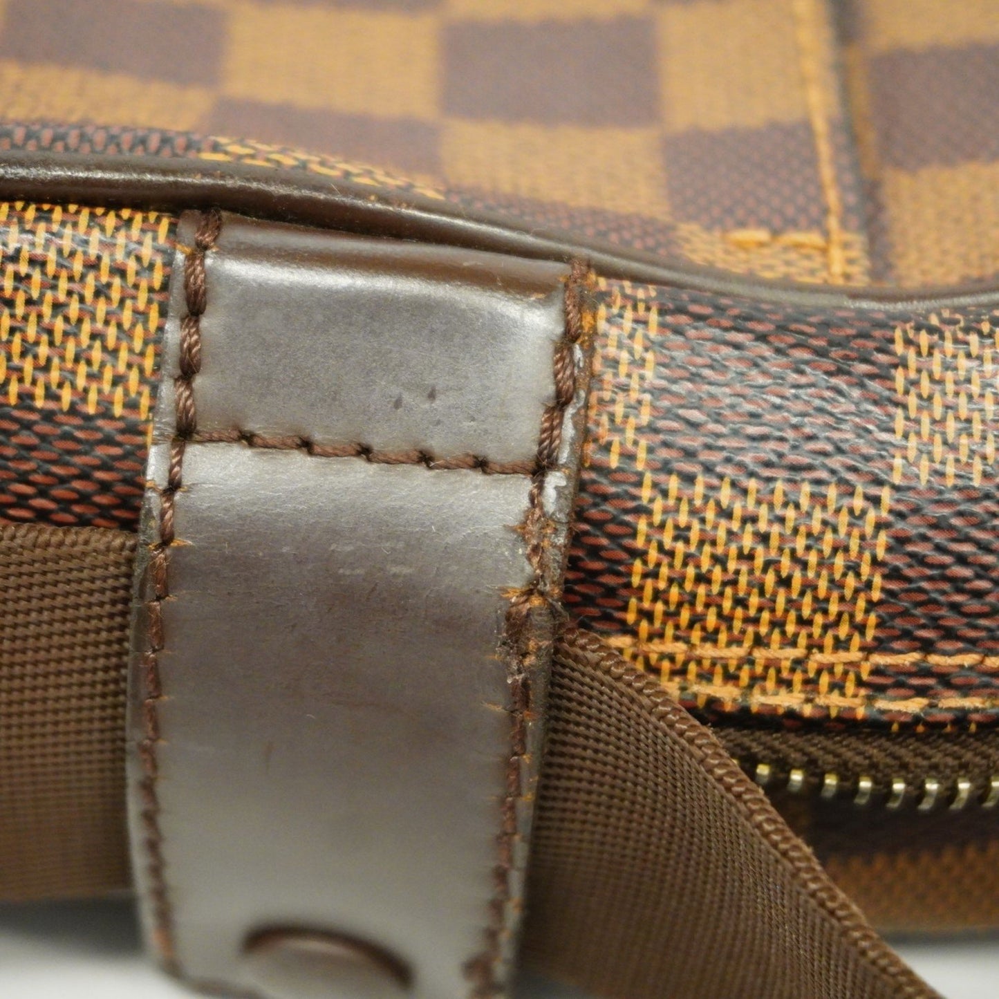 Louis Vuitton Olav Brown Canvas Shoulder Bag