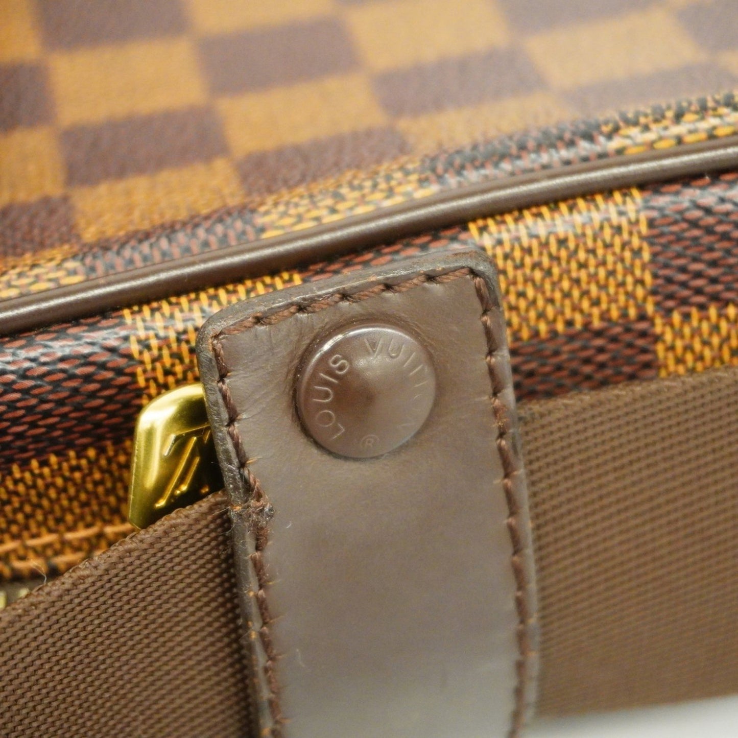 Louis Vuitton Olav Brown Canvas Shoulder Bag