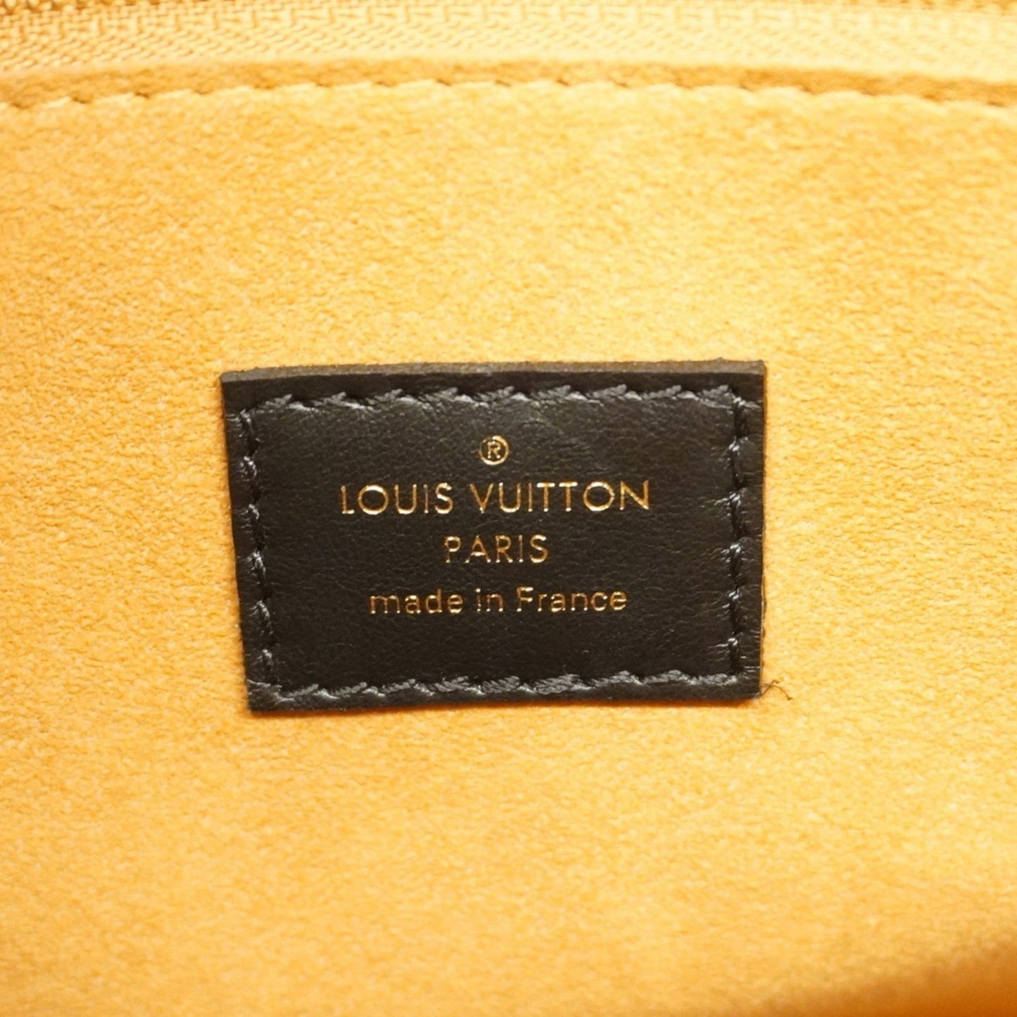 Louis Vuitton On my Side Black Leather Hand Bag