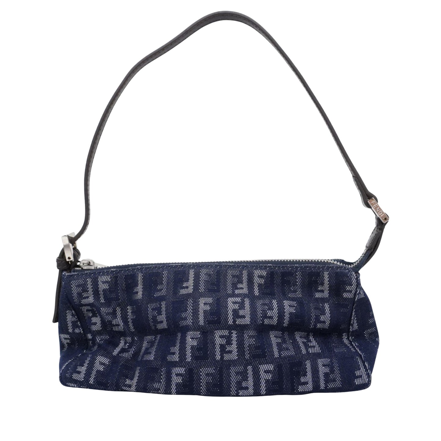 Fendi Navy Canvas Hand Bag