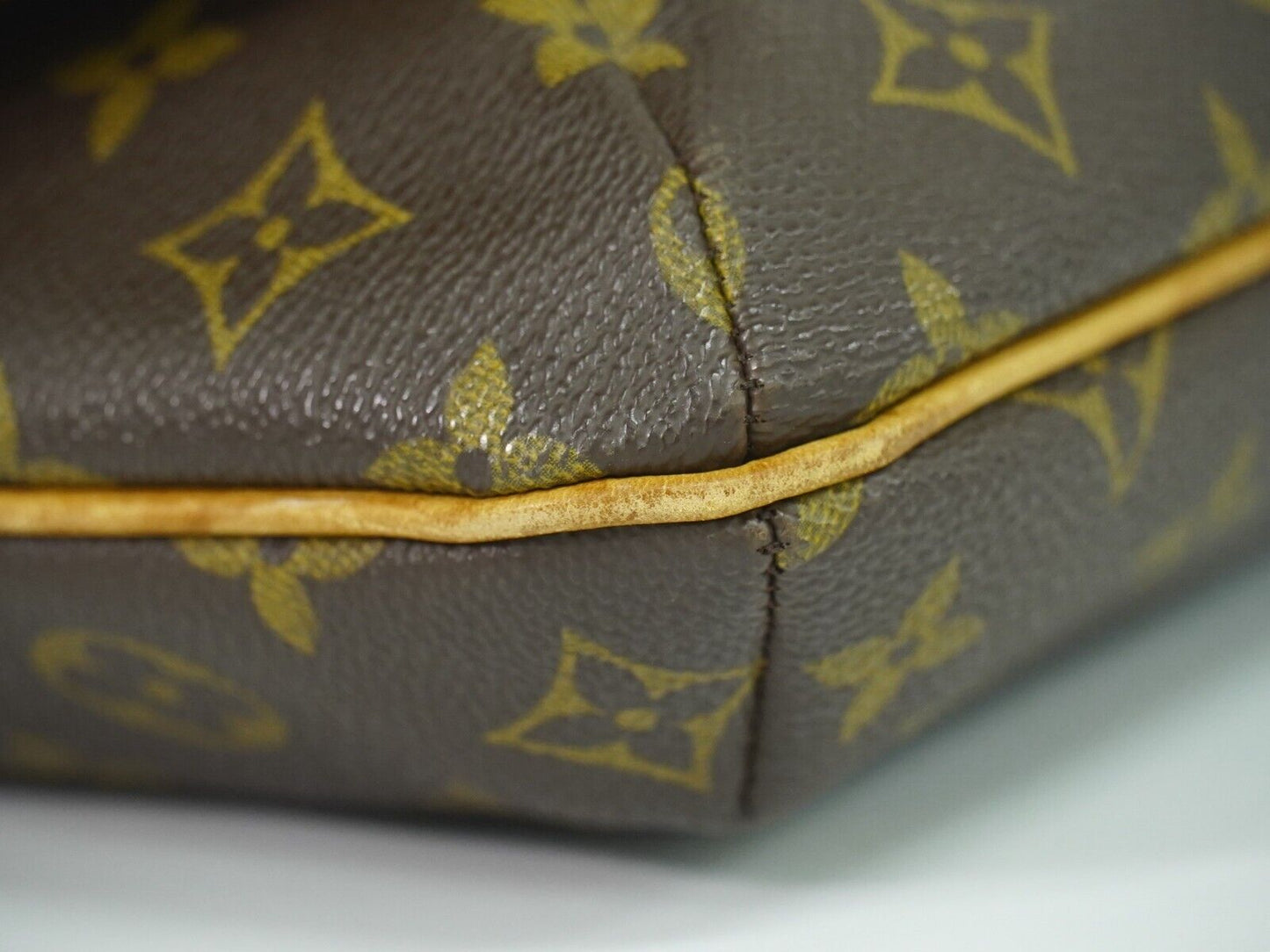 Louis Vuitton Musette Tango Brown Canvas Hand Bag