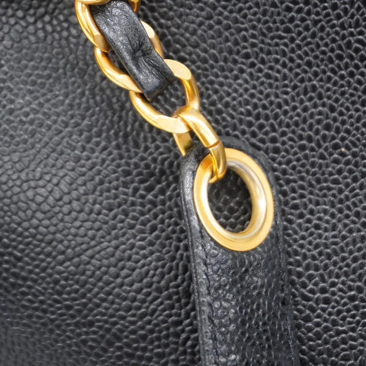 Chanel Triple coco Black Leather Shoulder Bag