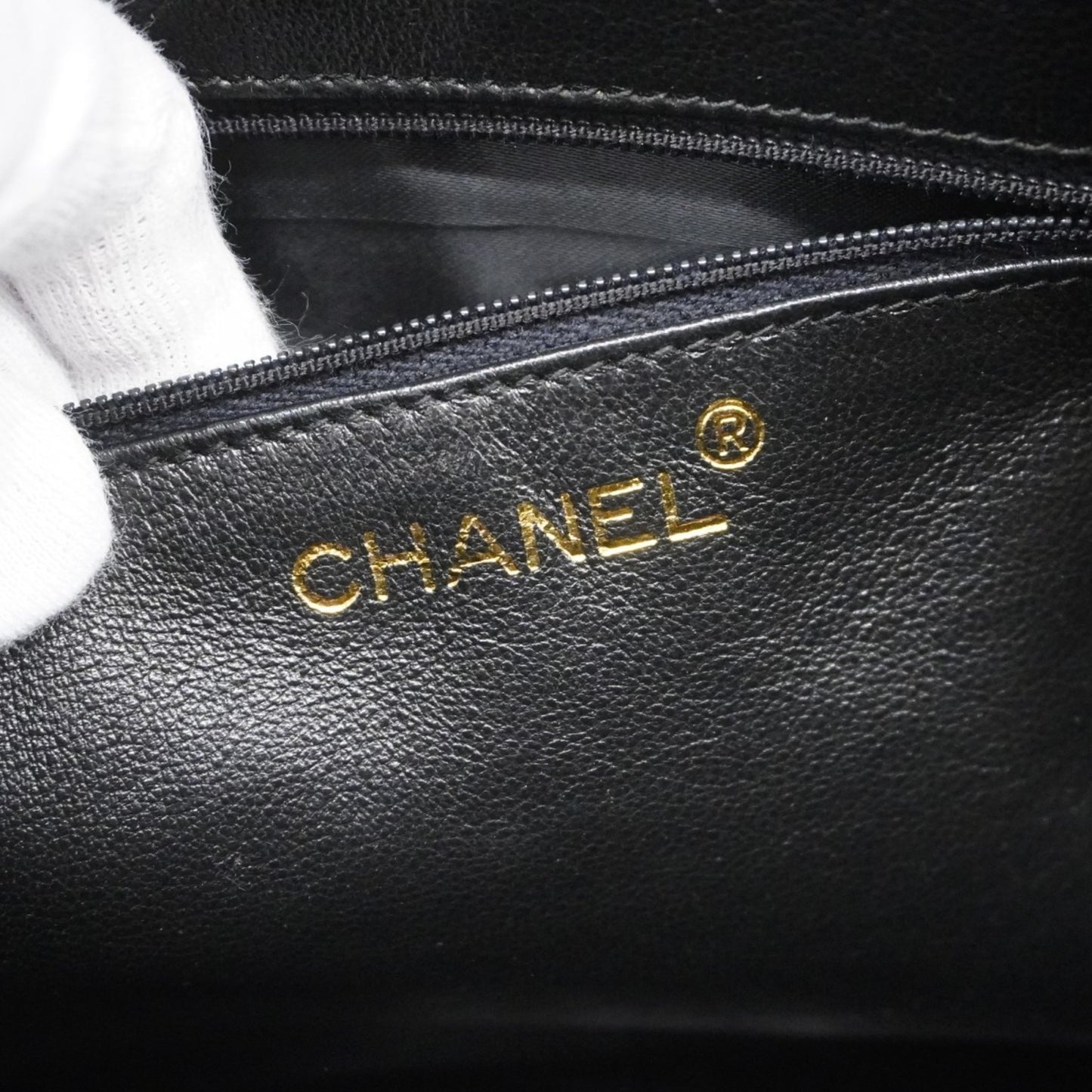 Chanel Camera Black Leather Shoulder Bag