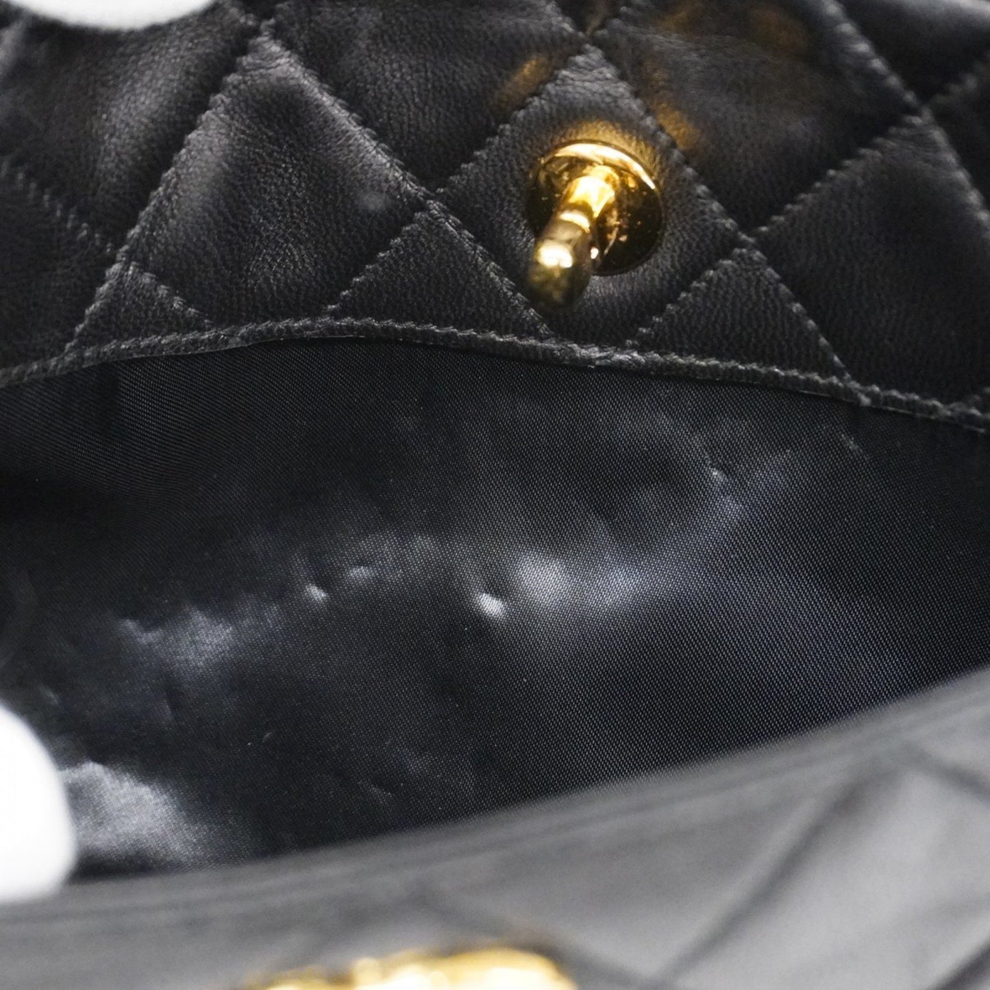 Chanel Camera Black Leather Shoulder Bag