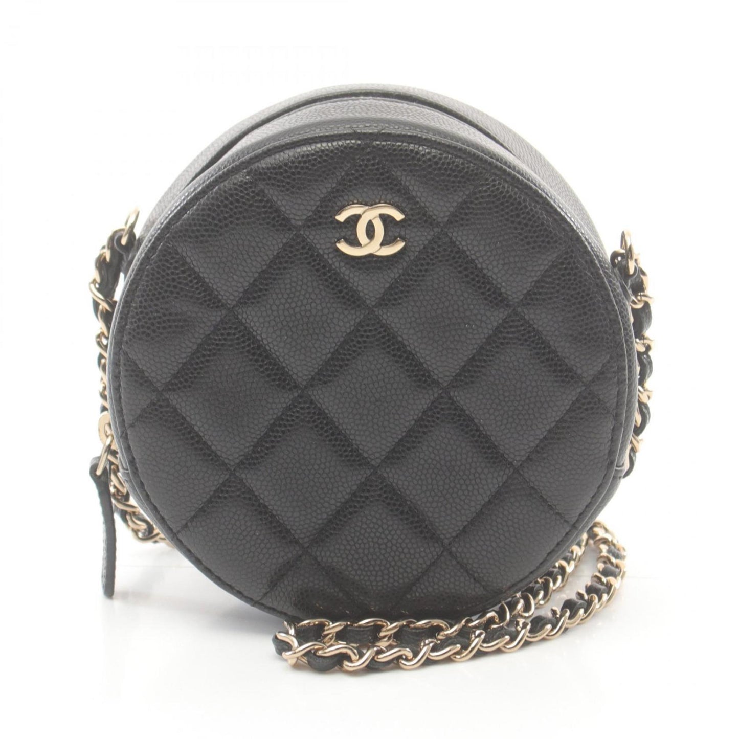 Chanel Black Leather Shopper Bag