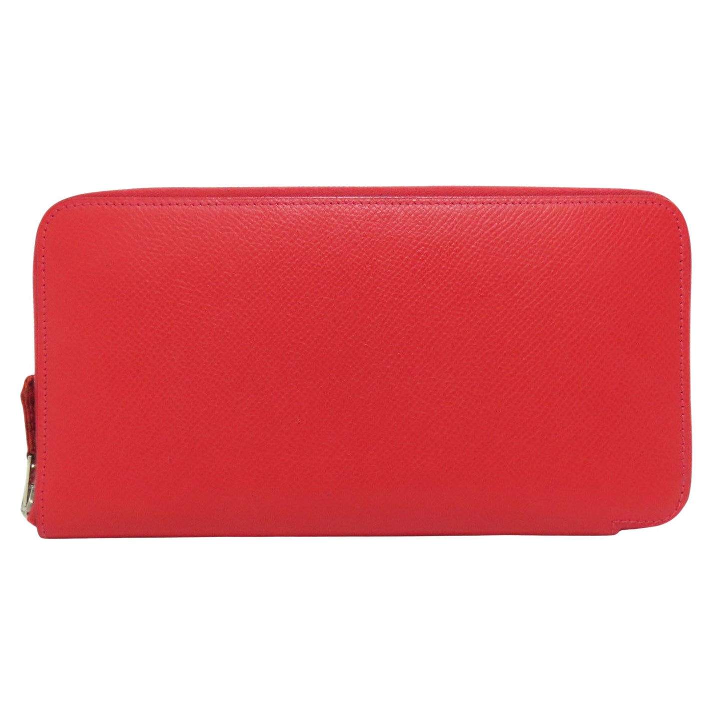 Hermès Silk'In Red Leather Wallet Accessories