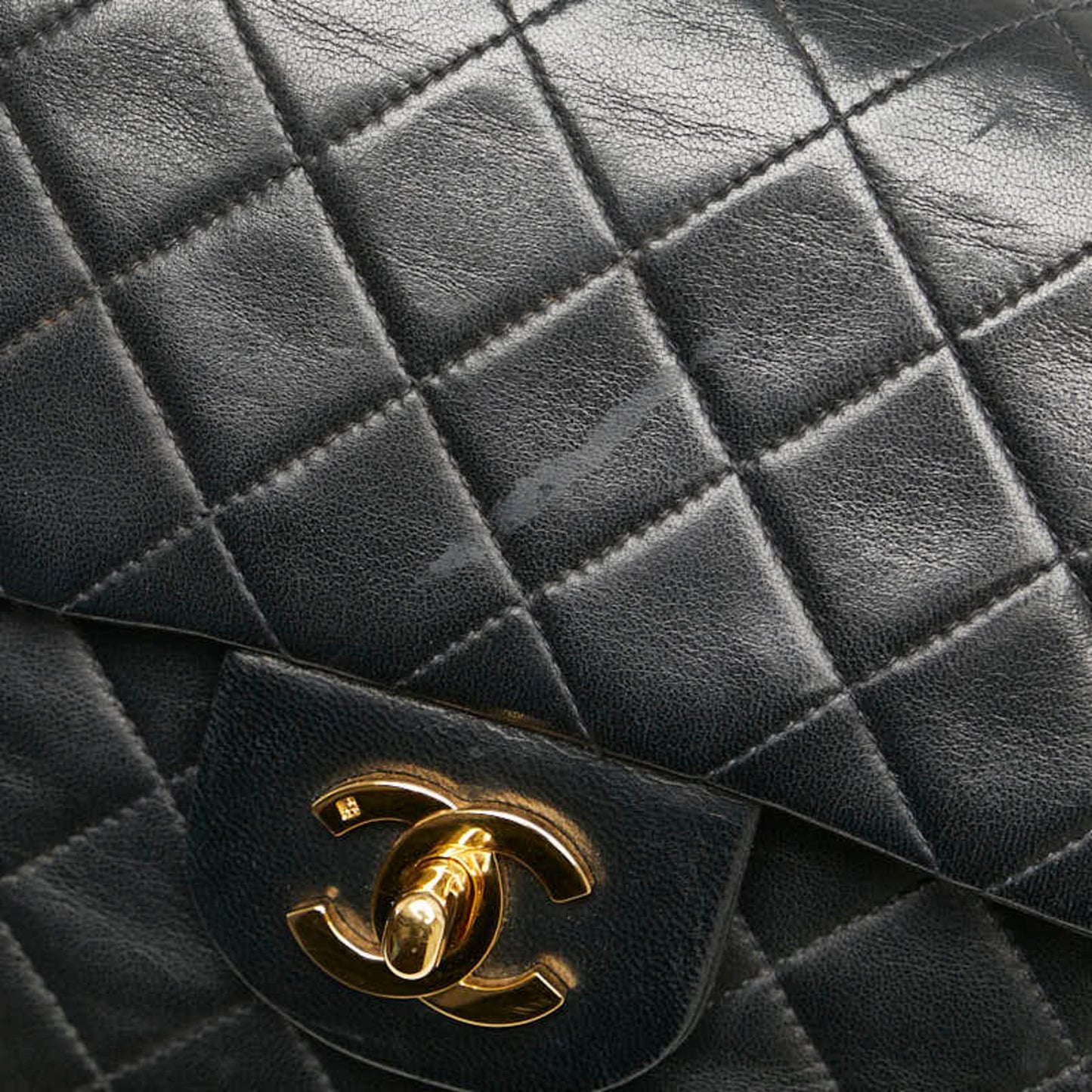 Chanel Timeless Black Leather Shoulder Bag