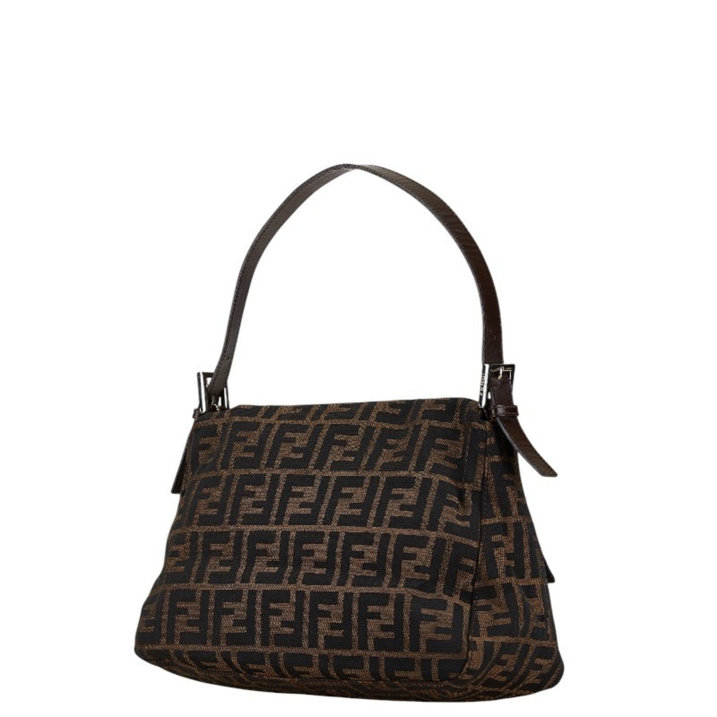 Fendi Mamma Baguette Brown Calfskin Hand Bag