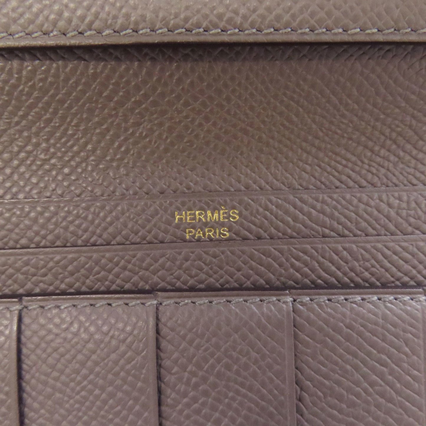 Hermès Béarn Brown Leather Wallet Accessories