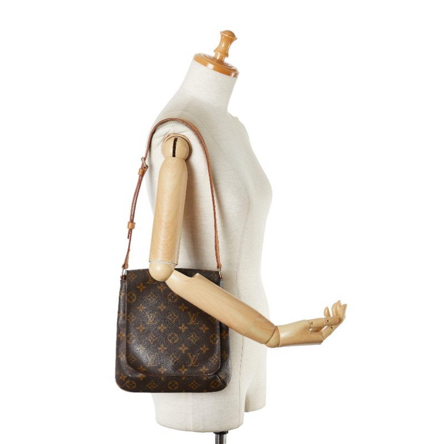 Louis Vuitton Musette Salsa Brown Canvas Shoulder Bag