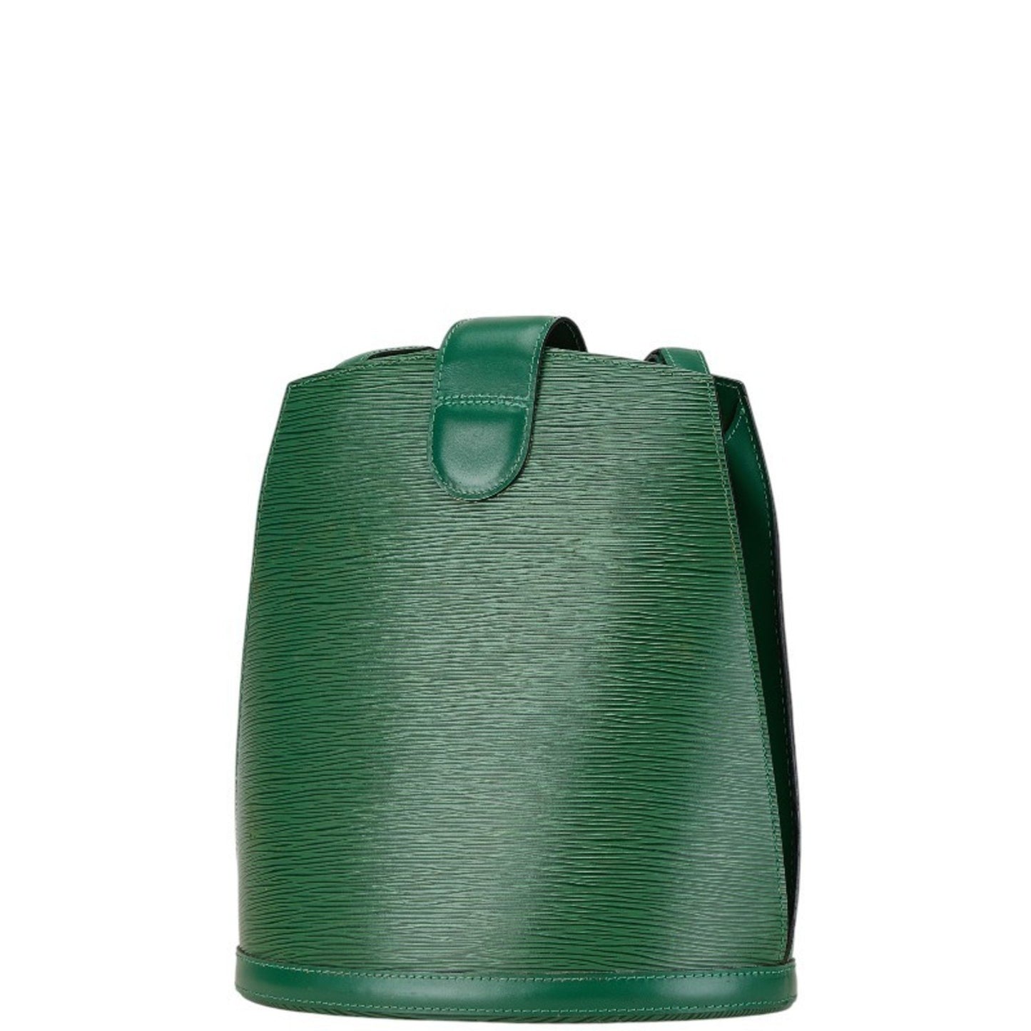 Louis Vuitton Cluny Green Leather Shoulder Bag